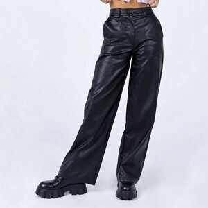 princess polly jessie pu leather pants ♡ nwt